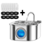 ClearFlow Smart Stainless Steel Cat Water Fountain 3