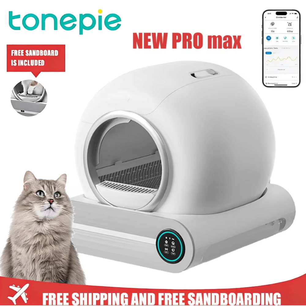 Tonepie SmartClean 65L Automatic SelfCleaning Cat Litter Box 0