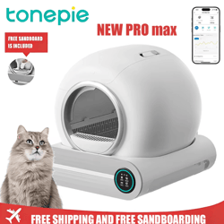 tonepie smartclean 65l automatic self-cleaning cat litter box