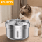 FreshFlow ROJECO Stainless Steel Cat Water Fountain 0