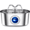 GlowFlow 32L Stainless Steel Cat Water Fountain 0