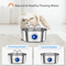 GlowFlow 32L Stainless Steel Cat Water Fountain 1
