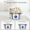 GlowFlow 32L Stainless Steel Cat Water Fountain 1