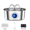 GlowFlow 32L Stainless Steel Cat Water Fountain 5