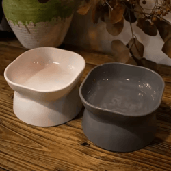 neckease elevated anti-whisker cat bowl