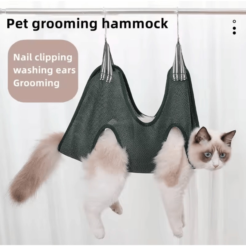 Pet Comfort Grooming Hammock For Dogs Cats 0