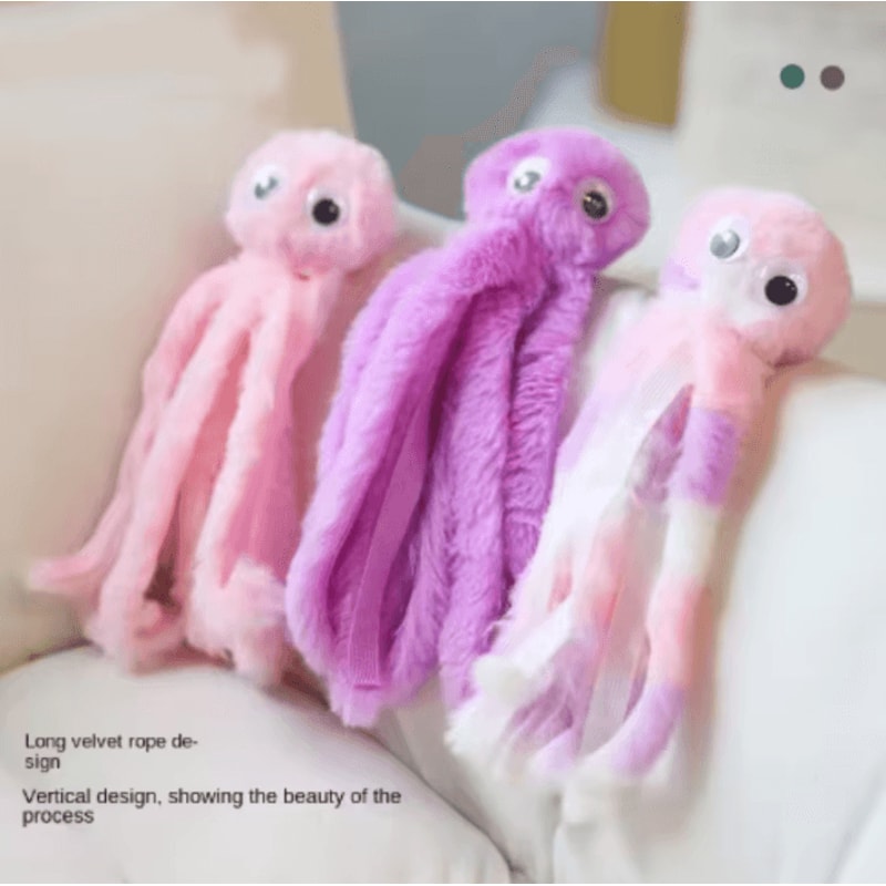 Ocean Paws Plush Octopus Catnip Toy 1