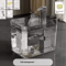 CrystalFlow Transparent Cat Water Fountain With USB Filter Pump 4