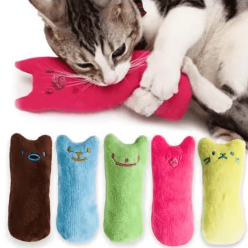 BiteBuddy Plush Catnip Thumb Chew Toy 0