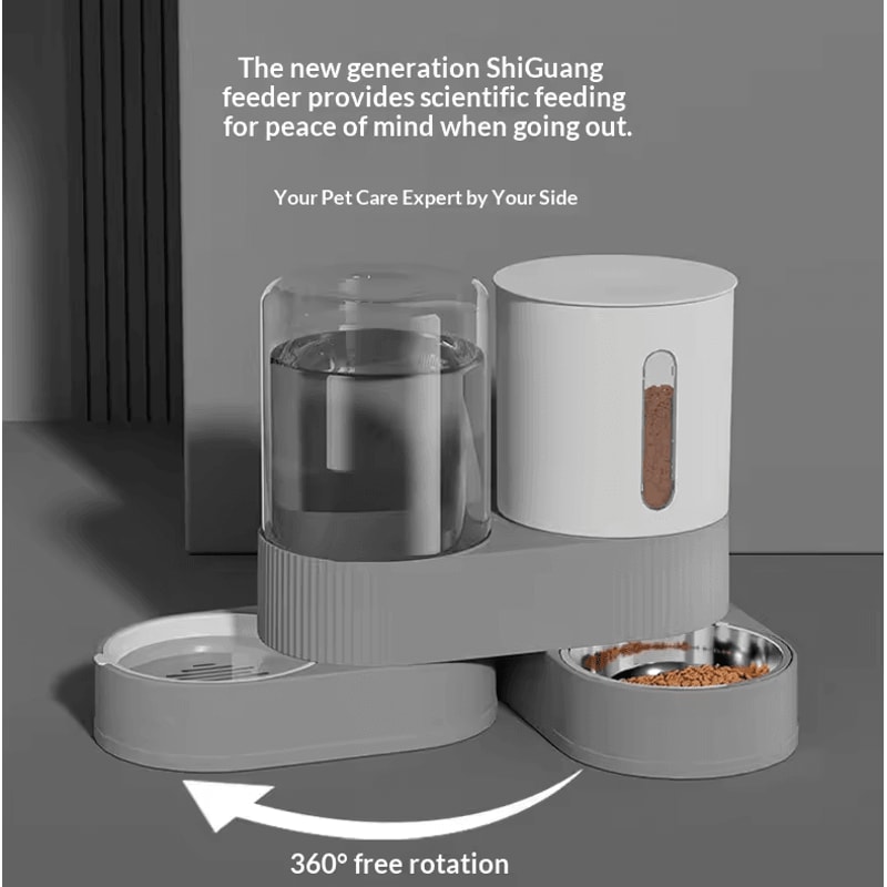 GravityFlow Automatic Pet Feeder Water Dispenser Station 1