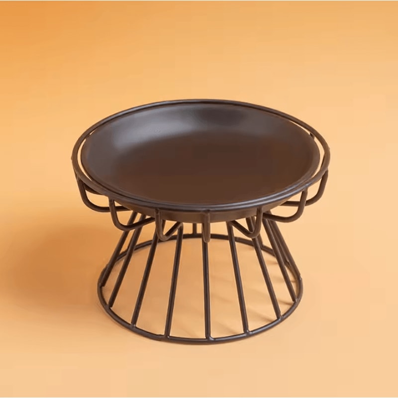 ElevaDish Raised Ceramic Cat Bowl Set 4