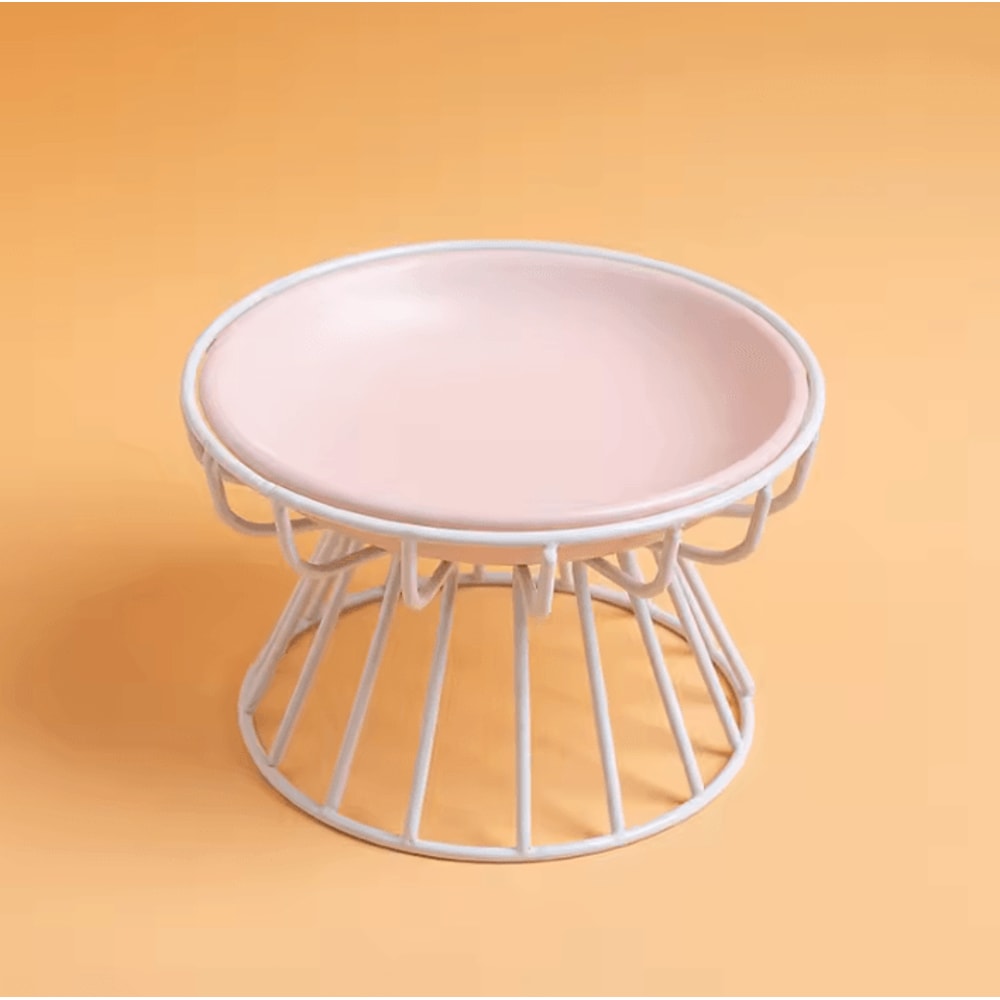 ElevaDish Raised Ceramic Cat Bowl Set 5