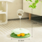 Interactive Slow Feed Cat Toy With Spring Track Ball Roller 4