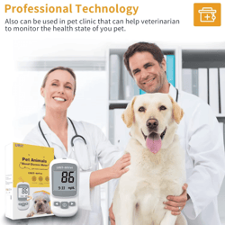 pet glucose monitoring kit for dogs & cats with pain-free testing