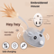 Intelligent Electric Mouse Cat Toy With USB Charging Squeaky Sound 4