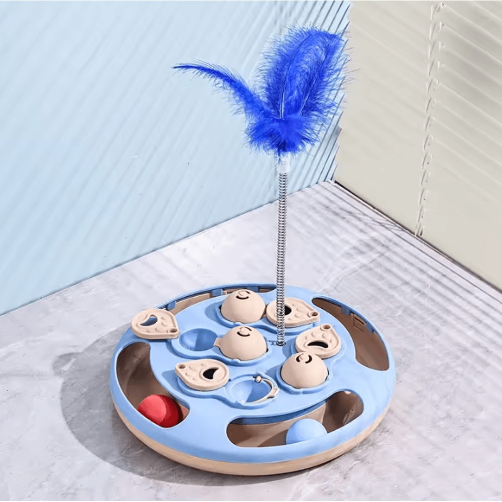 SpinTreat Interactive Slow Feeder Puzzle Toy For Cats 6