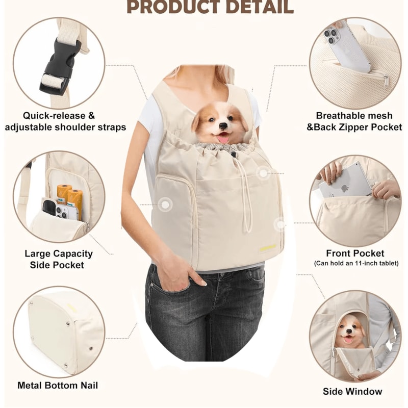 AirNest Breathable Pet Travel Backpack Carrier 3