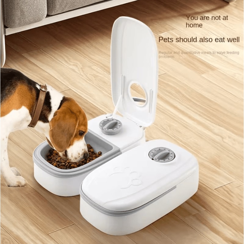 SmartPortion Automatic Pet Feeder Water Station 0