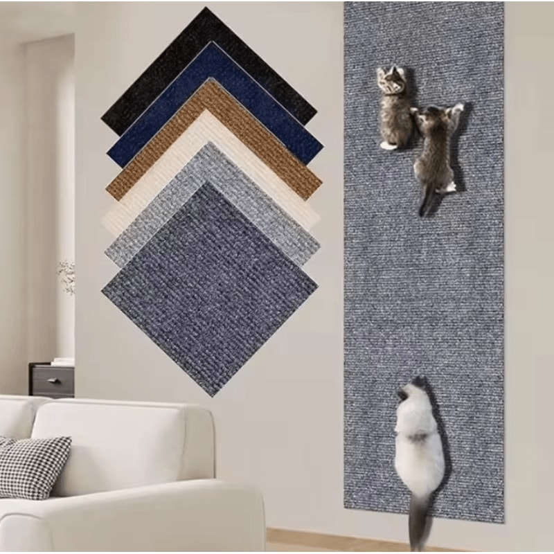 ScratchGuard DIY Cat Scratching Wall Mat 0