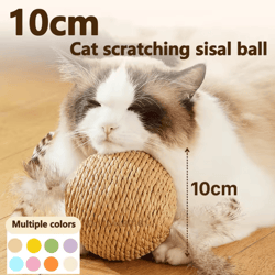 sisalpaw interactive scratching ball toy