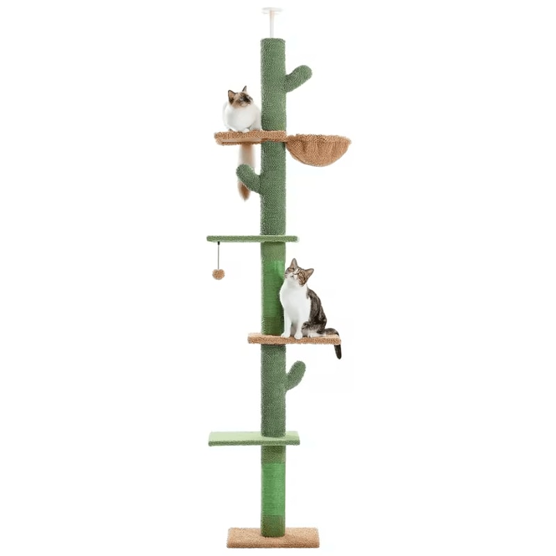 SkyClimb FloortoCeiling Cat Tree Tower 3