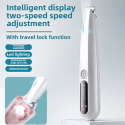 pawtrim waterproof pet grooming shaver for cats & dogs