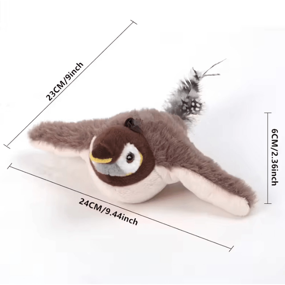 FeatherFlap Rechargeable Chirping Bird Cat Toy 1