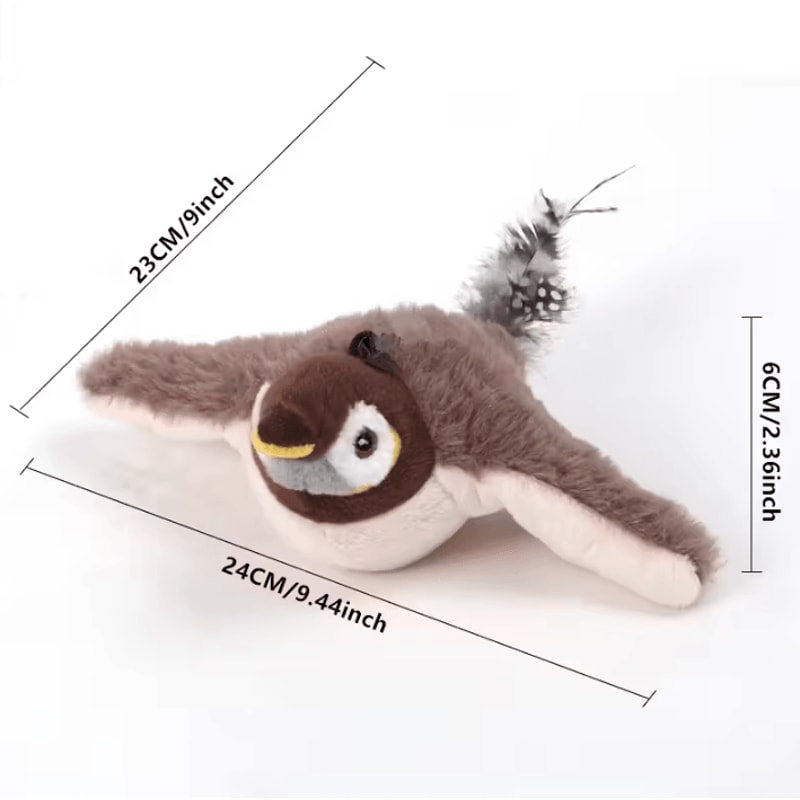 FeatherFlap Rechargeable Chirping Bird Cat Toy 1