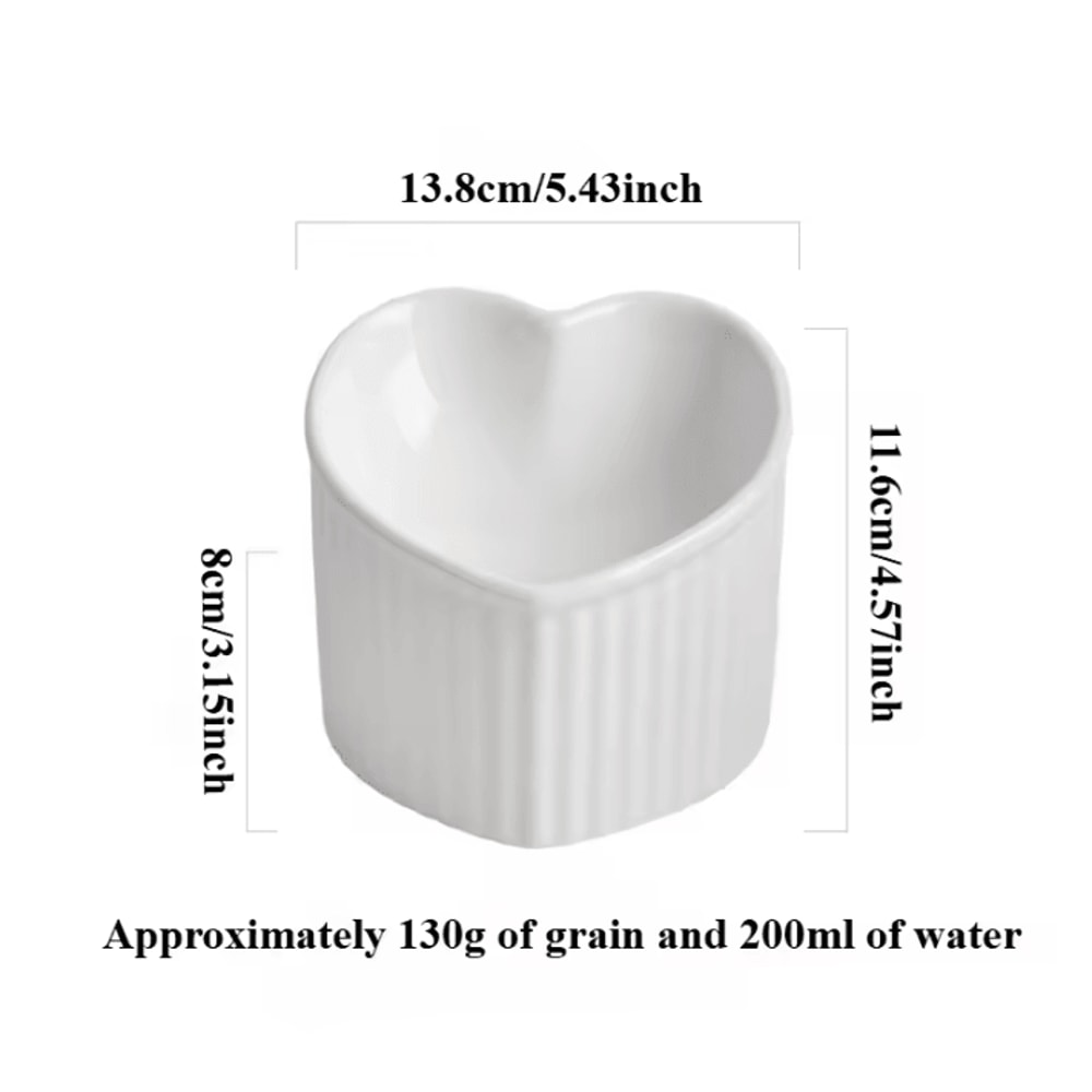 ComfortTilt Elevated Ceramic Cat Bowl With Stand 4
