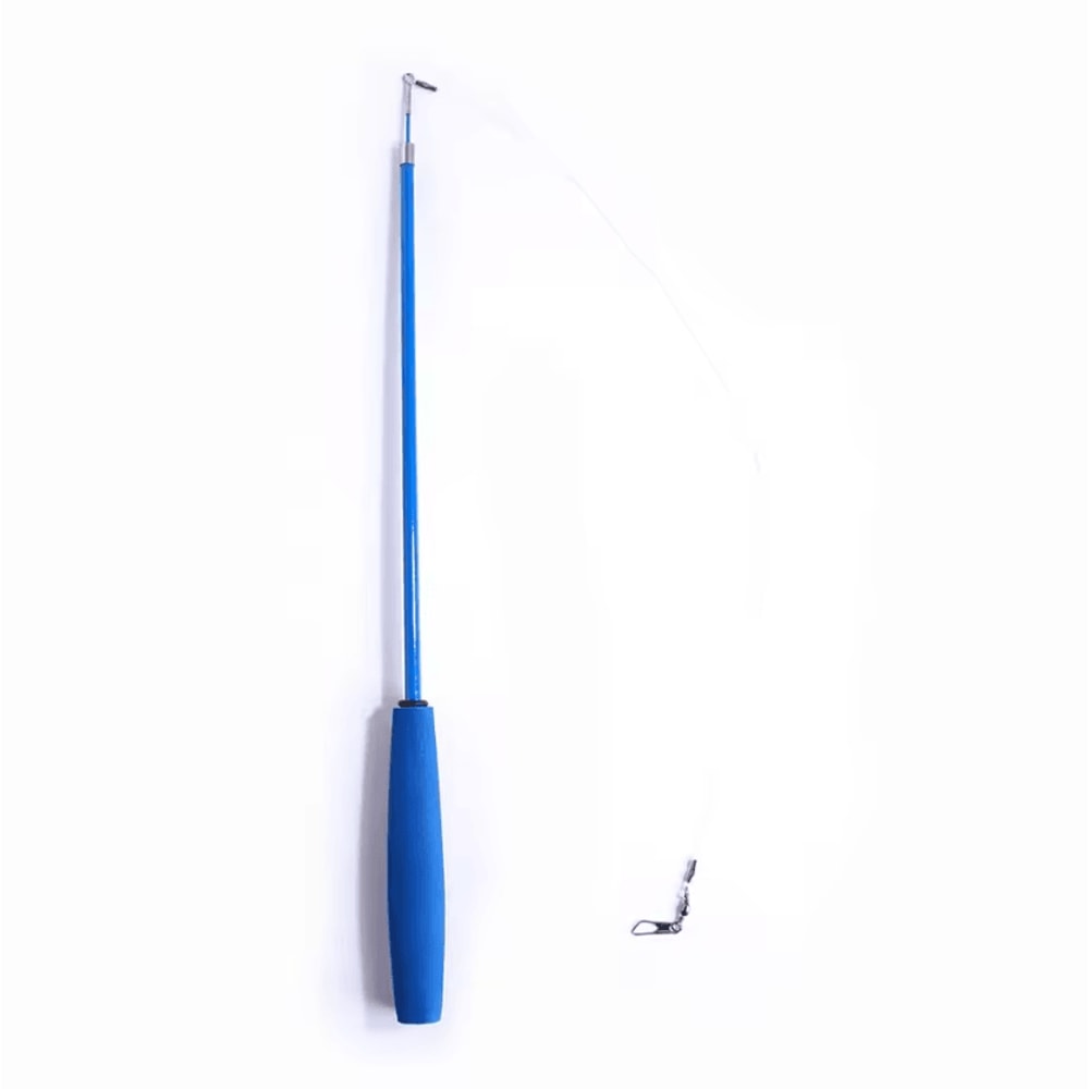 FlutterCatch Retractable Cat Wand Toy With Feather Caterpillar Refill Set 1