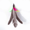 FlutterCatch Retractable Cat Wand Toy With Feather Caterpillar Refill Set 2