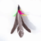 FlutterCatch Retractable Cat Wand Toy With Feather Caterpillar Refill Set 2