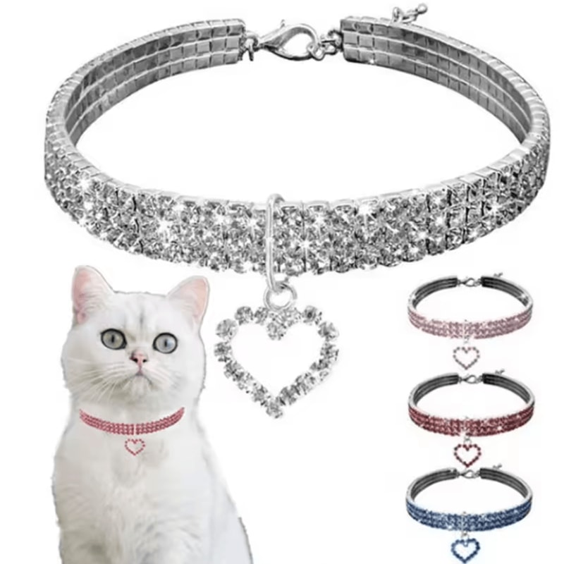 SoftGuard AntiStrangling Cat Collar Necklace For Cats Small Dogs 0