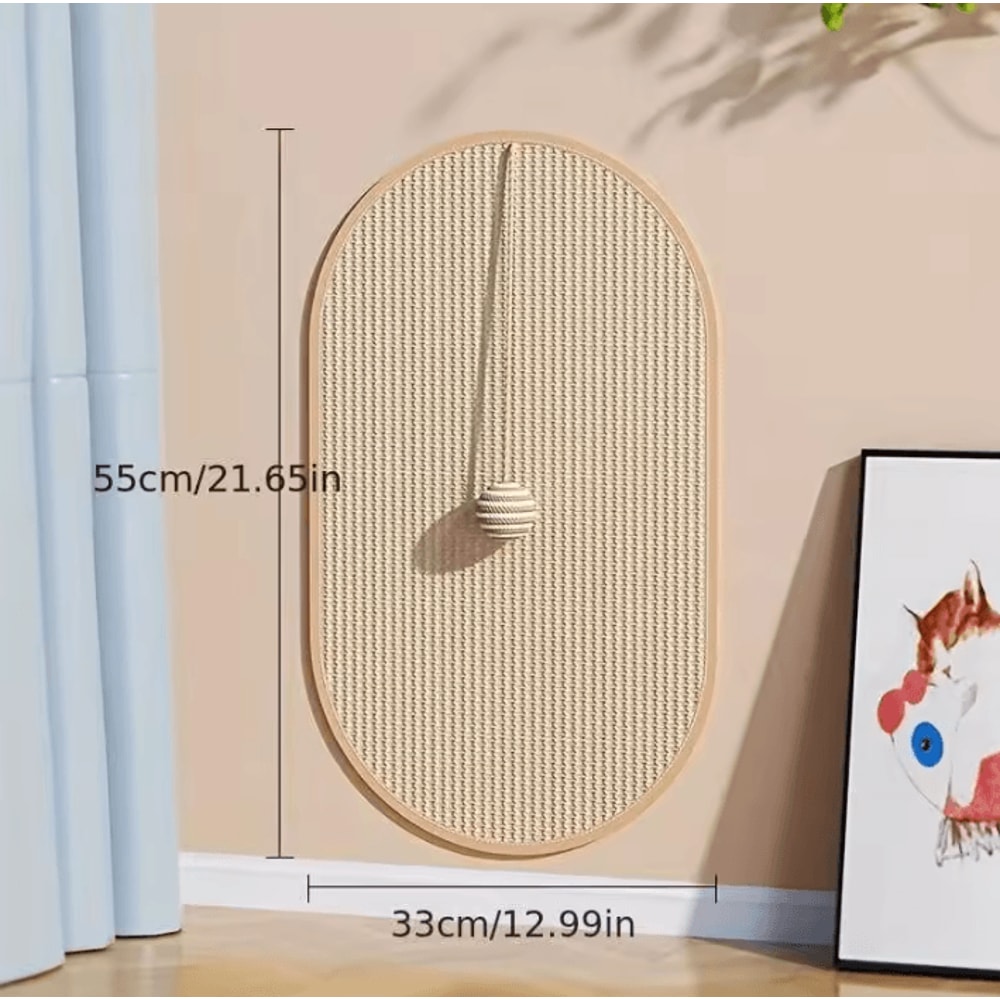 ScratchShield Sisal Cat Scratch Pad Wall Sofa Protector 4