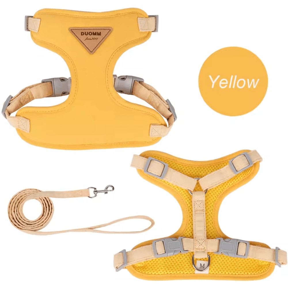 PawVentures Breathable Cat Puppy Harness Leash Set 6