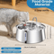 PureFlow 4L Stainless Steel Pet Water Fountain Ultra Quiet Automatic Water Dispenser For Cats Dog 2