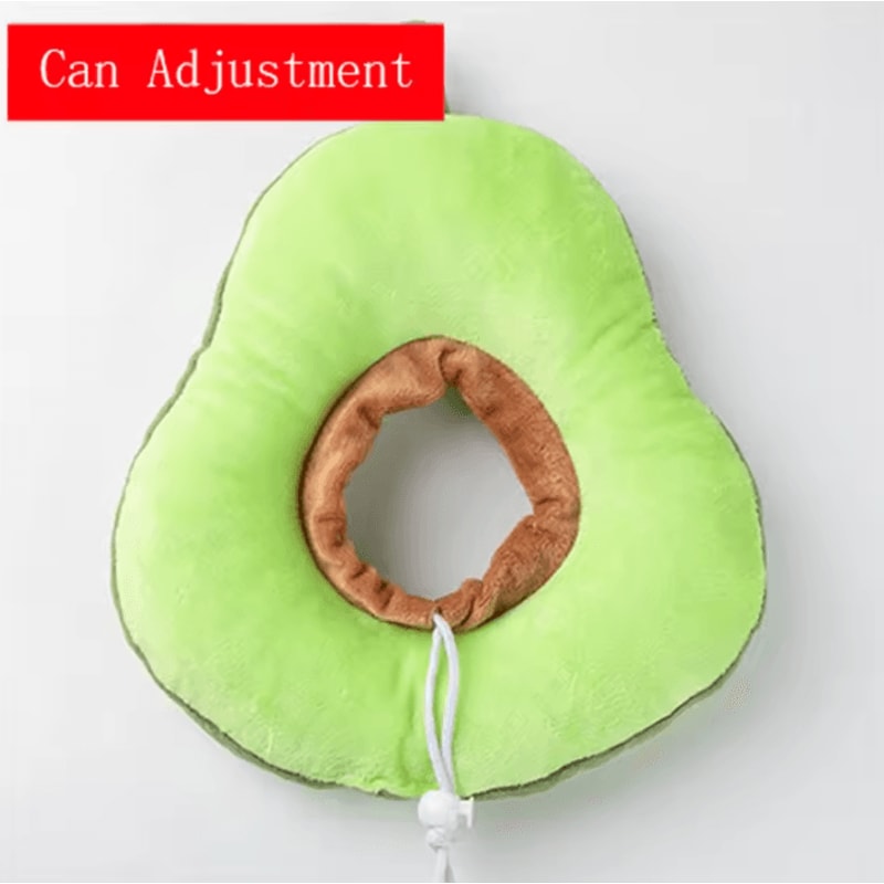 Avocado Toast Pet Recovery Collar Soft Adjustable Elizabethan Cone For Cats Dogs 1