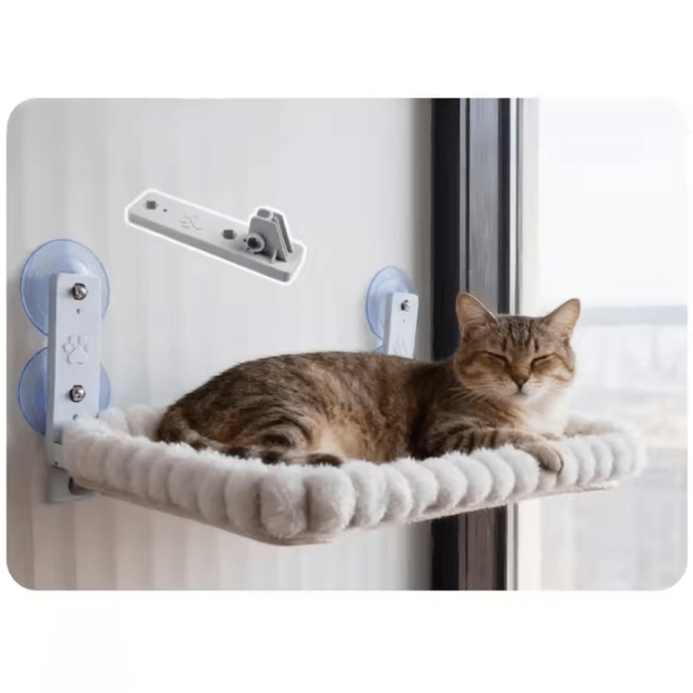 SunnyNest Foldable Cat Window Hammock Hanging Suction Cup Bed For Indoor Cats 2