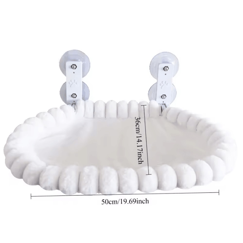 SunnyNest Foldable Cat Window Hammock Hanging Suction Cup Bed For Indoor Cats 3