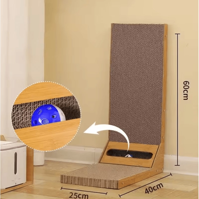 NaturePaw Wooden Cat Scratching Post Detachable Cat Scratcher Claw Grinding Toy 4