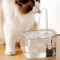 CrystalFlow Smart Pet Fountain Transparent Automatic Circulating Water Dispenser For Cats Dogs 0
