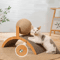 SisalSpin 2in1 Cat Scratching Ball Wooden Scratch Post Interactive Claw Care Toy 1