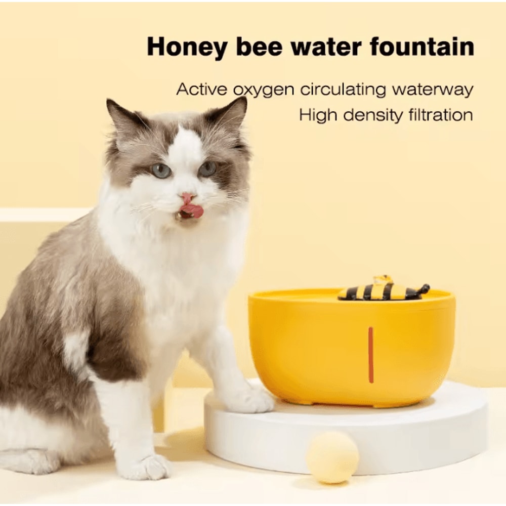 FlowFresh 2L Pet Water Fountain USB Automatic Filtered Water Dispenser For Cats Dogs 1