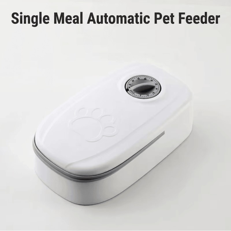 FreshPortion Automatic Wet Food Pet Feeder With Cooling Timer Bowl 1