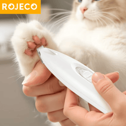 glowtrim led pet paw hair trimmer for cats & dogs