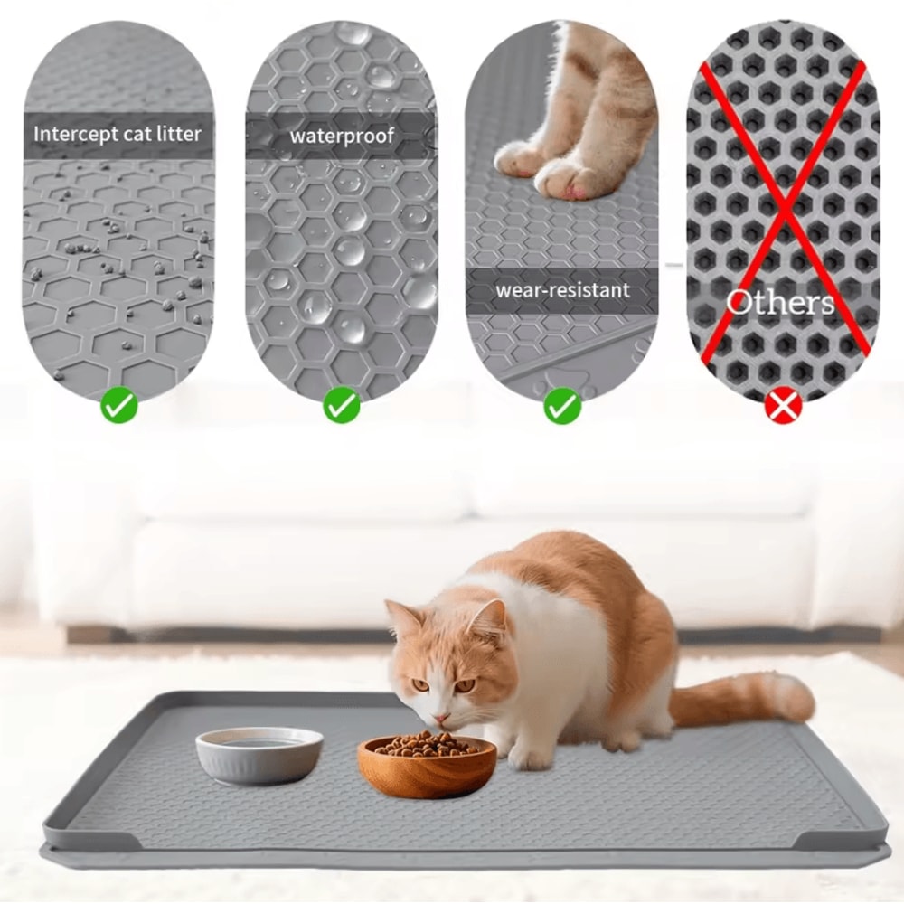 CleanStep Silicone Cat Litter Trapping Mat 1