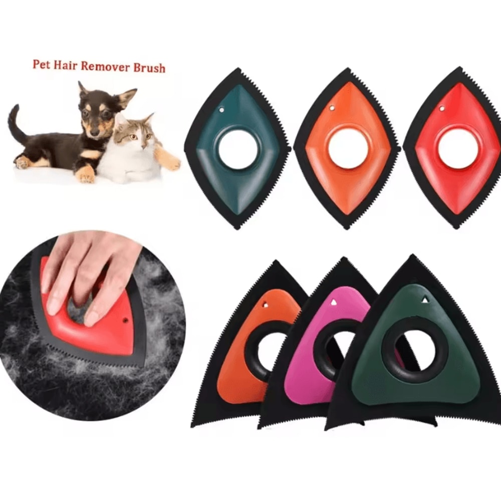 FurSweep Reusable Pet Hair Remover Brush For Couch Carpet Car Cleaning 1
