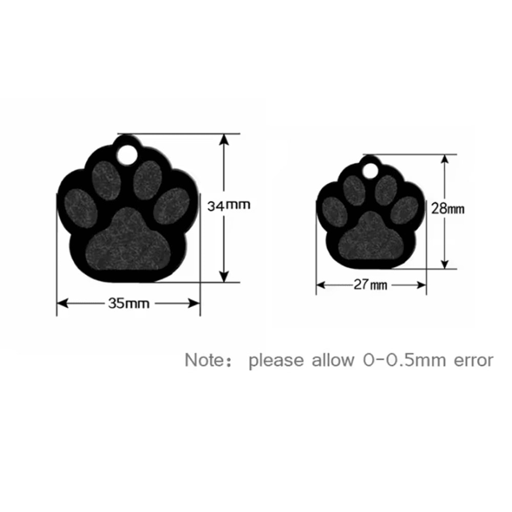 PawGuard Personalized Pet ID Tags For Dogs Cats 1