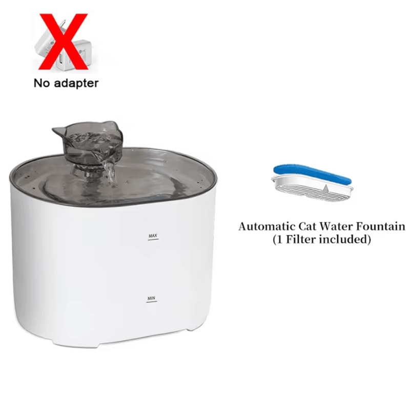 PureFlow Whisper Quiet Cat Water Fountain For Cats Dogs 5