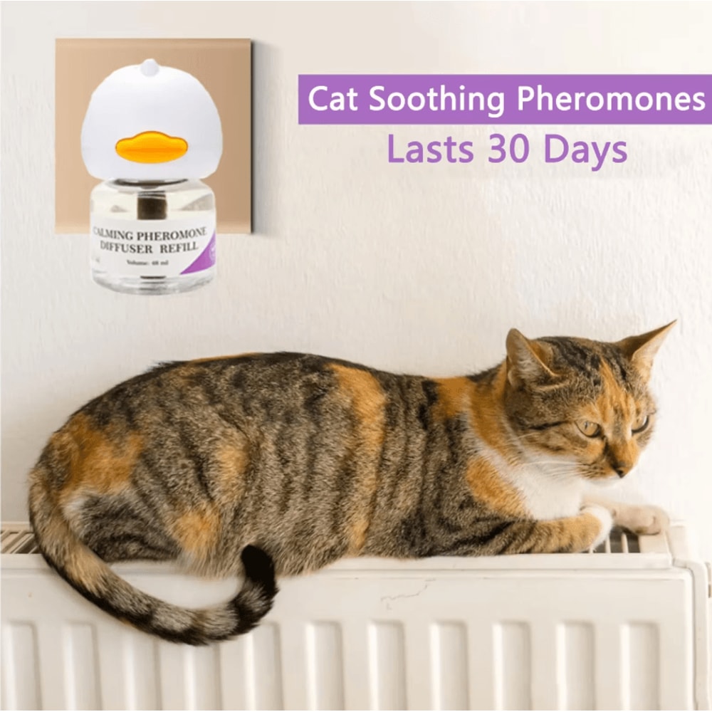 CalmiPaws Cat Pheromone Diffuser Starter Kit For Stress Relief Relaxation 4
